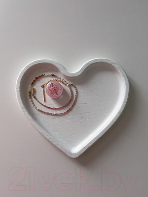 Декоративная тарелка Richwood Mini Heart (белый)