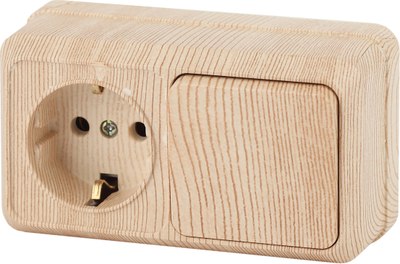 

Блок выключатель+розетка, Quadro 2-701-11 / Б0053871