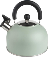 Чайник со свистком Катунь КТ-105MM (зеленый матовый) - 