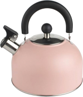 Чайник со свистком Катунь КТ-105MP (розовый матовый) - 