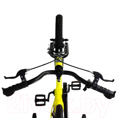 Детский велосипед Maxiscoo Space Стандарт Плюс 2024 / MSC-S1435 (желтый матовый)