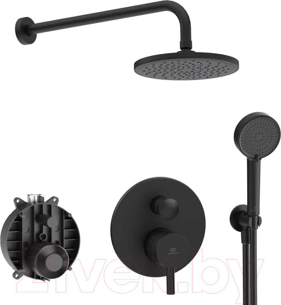 Душевая система со смесителем Ideal Standard Ceraline Black 6в1 SetA6939XG-4
