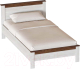 Полуторная кровать Мебельград Даллас с ортопедическим основанием 120x200 (дуб винтерберг/таксония) - 