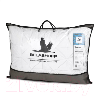 Подушка для сна Belashoff Бьянко 50x70 с буфами / ППБ-2