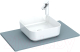 Столешница для ванной Aquanet Джейн 80 / 313329 (мисти грин) - 
