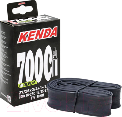 Камера для велосипеда Kenda 700x18-25C F/V 80мм / 5-511282 / 5-516281