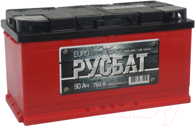 Автомобильный аккумулятор Русбат Рус 760А / 6CT-90VL 1 (90 А/ч)