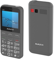 Мобильный телефон Maxvi B231 (серый) - 