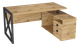 Письменный стол Калифорния мебель Хардвиг СР01 (дуб вотан) - 