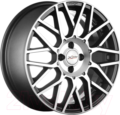 Литой диск X'trike X-131M Geely Coolray 17x7" 5x114.3мм DIA 54.1мм ET 50мм BKM/FP