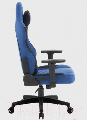 Кресло геймерское Zone 51 Bastion Blue (ткань черный/синий)