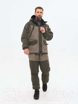 Костюм для охоты и рыбалки Huntsman Горка-Люкс -25°C Breathable Camo Хаки (44-46/170-176)