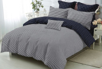 Комплект постельного белья Koenigson №062-4 А/В Евро-стандарт (теплый лен) - 