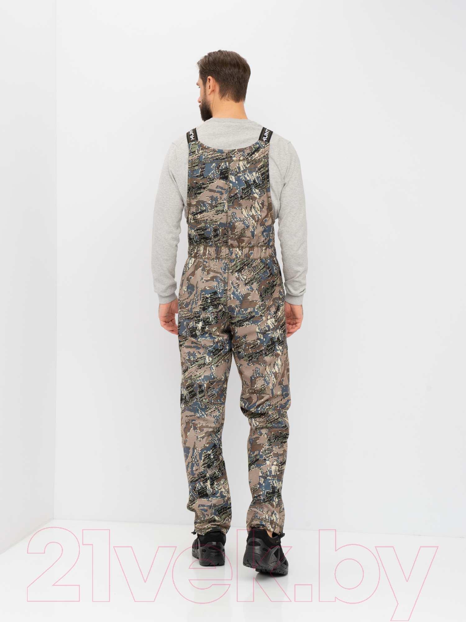 Костюм для охоты и рыбалки Huntsman Никс Люкс -5°C Alova Windblock Лабиринт (р-р 48-50/182-188) — фото 3