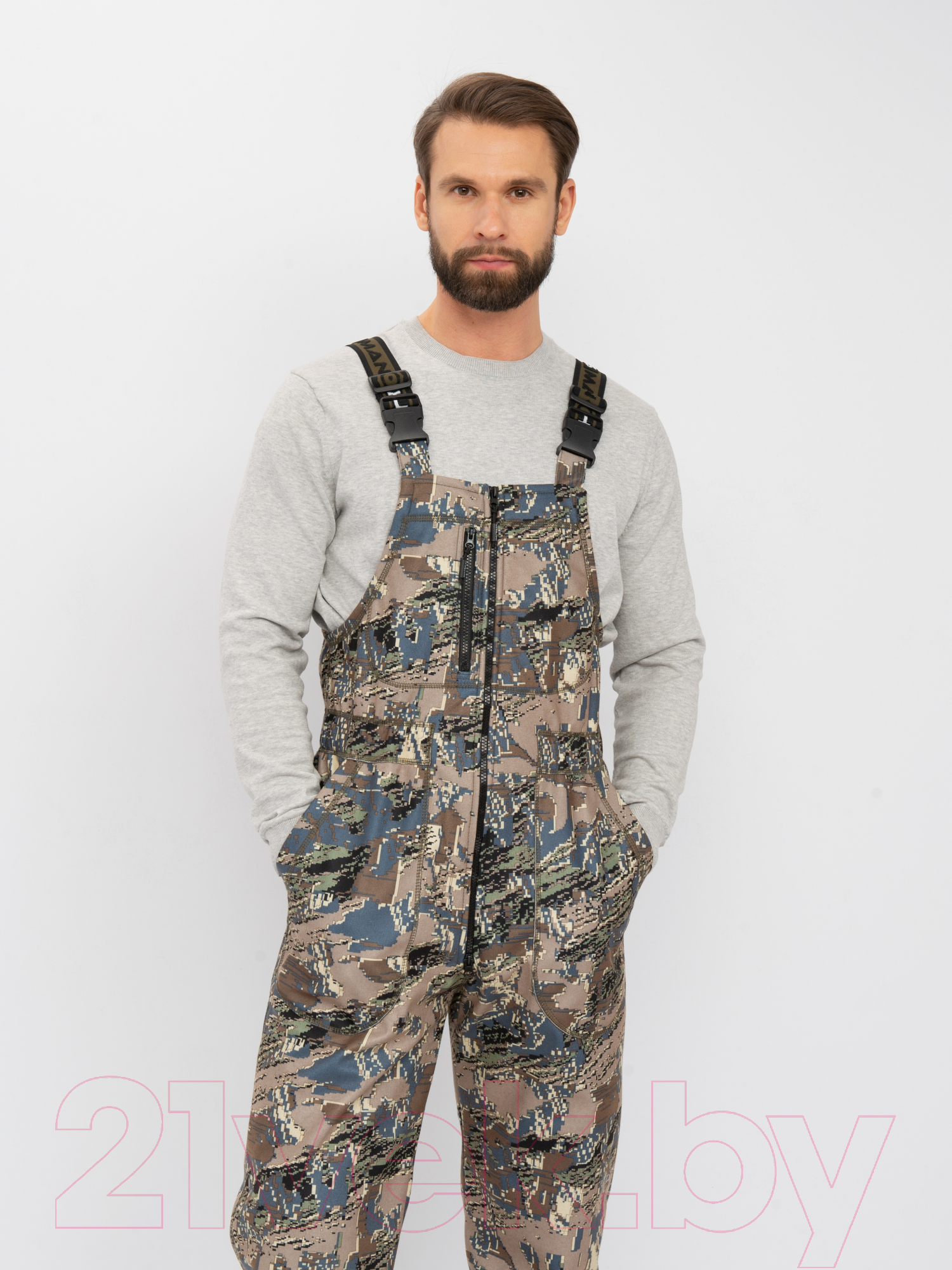 Костюм для охоты и рыбалки Huntsman Никс Люкс -5°C Alova Windblock Лабиринт (р-р 48-50/182-188) — фото 5