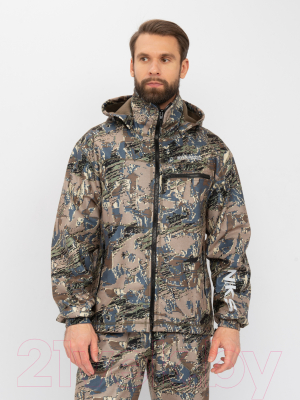 Костюм для охоты и рыбалки Huntsman Никс Люкс -5°C Alova Windblock Лабиринт (р-р 52-54/170-176)