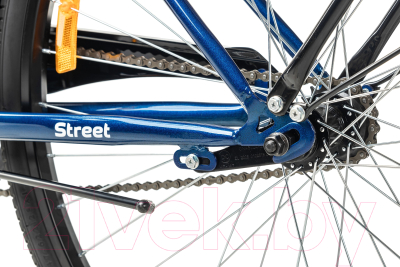 Велосипед Arena Street 28 2024 (17, синий, разобранный, в коробке)