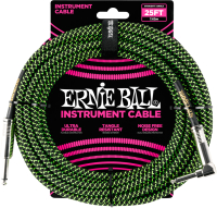 Кабель Ernie Ball P06066 (черный/зеленый) - 