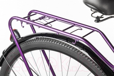 Велосипед Nialanti Village 28 2024 (17, фиолетовый, разобранный, в коробке)