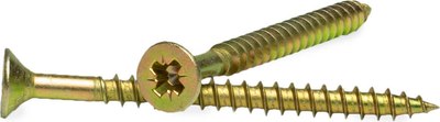 Саморез Монтаж Универсальный 6.0x70 / MD001180 (50шт, желтый цинк) - 