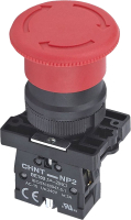 Кнопка для пульта Chint Грибок d40мм 1НЗ IP40 (R) / 574120 - 