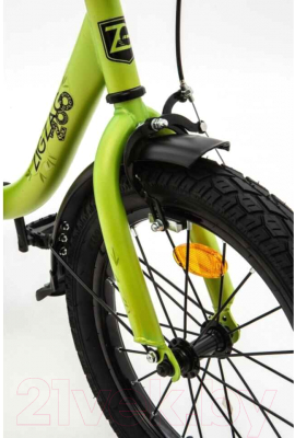 Детский велосипед ZigZag Zoo / ZG-1684 (зеленый)