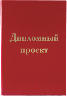 Папка адресная Staff Для дипломного проекта / 127525 (красный)
