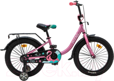Детский велосипед ZigZag Zoo / ZG-1882 (розовый)