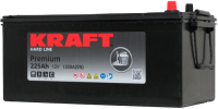 Автомобильный аккумулятор KrafT Premium Евро / 225H52R (225 А/ч) - 