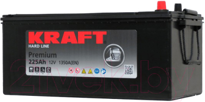 Автомобильный аккумулятор KrafT Premium Евро / 225H52R (225 А/ч)
