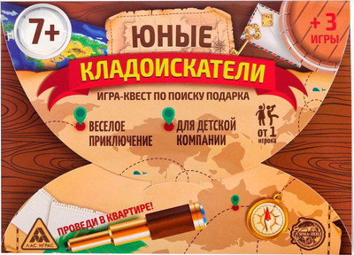 

Настольная игра, Юные кладоискатели / 1396421