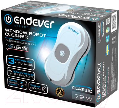 Робот-мойщик окон Endever SkyClean 100 (белый)