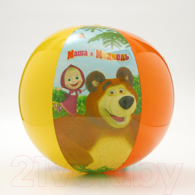 Мяч надувной Маша и медведь 7500315