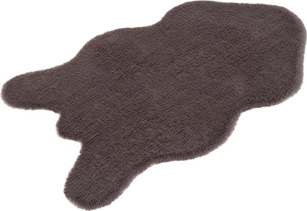 Коврик Shahintex Меховой 55x95 / 829866 (шиншилла 02)