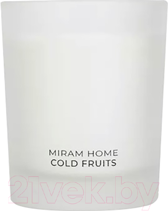 Свеча Мирам Зимний лес Cold Fruits / 4012122 (200г)
