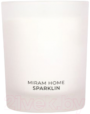 Свеча Мирам Розовое шампанское Sparklin / 4012124 (200г)