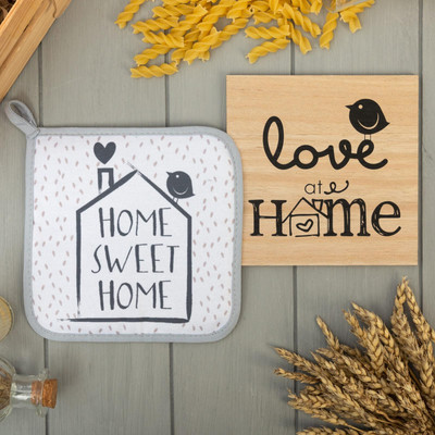 

Прихватка, Love at Home + подставка / 5599477