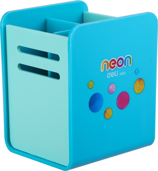Органайзер настольный Deli Neon / H85104 (голубой)