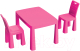 Комплект мебели с детским столом Doloni И 2-мя стульями / 04680/3 - 