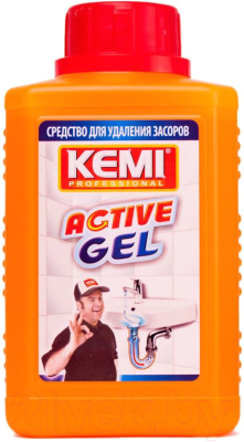 Средство для устранения засоров Kemi Professional Active Gel (500мл)