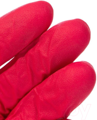 Перчатки одноразовые NitriMAX Нитриловые (M, 100шт, красный)