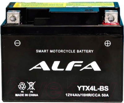 Мотоаккумулятор ALFA battery YTX4L-BS / EB4-3