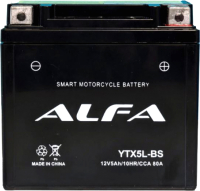 Мотоаккумулятор ALFA battery YTX5L-BS / EB5-3 - 