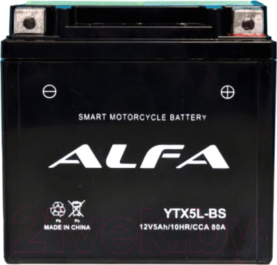 Мотоаккумулятор ALFA battery YTX5L-BS / EB5-3
