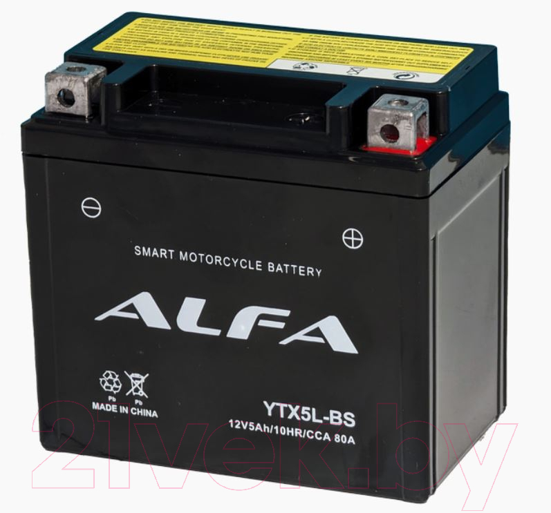 Мотоаккумулятор ALFA battery EB5-3