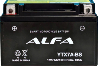 Мотоаккумулятор ALFA battery YTX7A-BS / EB7-3 - 