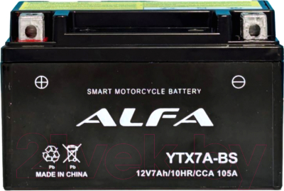 Мотоаккумулятор ALFA battery YTX7A-BS / EB7-3