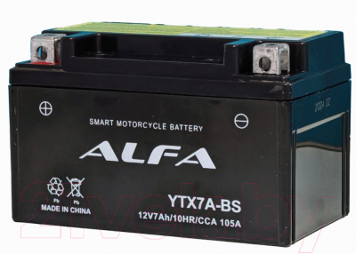 Мотоаккумулятор ALFA battery YTX7A-BS / EB7-3