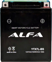 Мотоаккумулятор ALFA battery YTX7L-BS / EB7B-4-1 - 