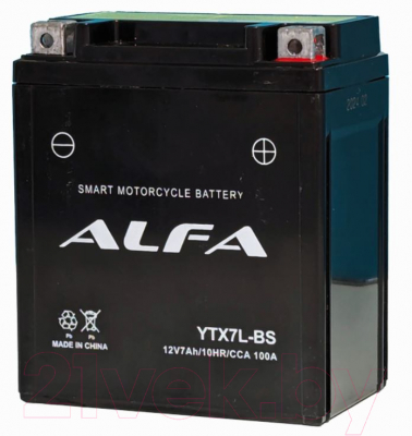 Мотоаккумулятор ALFA battery YTX7L-BS / EB7B-4-1